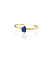 Kadir Jewellery Zirkon Taşlı Ayarlanabilir 22 Ayar Altın Kaplama Bilezik (Parlement)