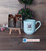 Öğretmenler Günü Hediyesi Fotoğraflı Dekoratif Taş, Kupa Bardak Beyaz Hediye (Model 5)