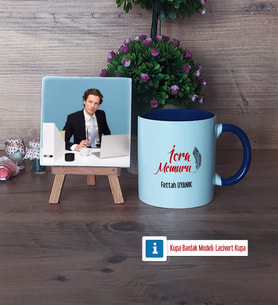 İcra Memuru Fotoğraflı Dekoratif Taş, Kupa Bardak Beyaz Hediye (Model 3)