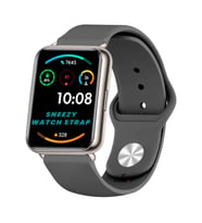 Huawei Watch Fit 2 Uyumlu PureLux Soft Silikon Kordon (Koyu Gri)
