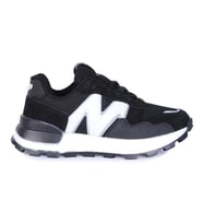 Mp 242-2091Zn Günlük Yürüyüş Kadın Sneaker Ayakkabı (Siyah)