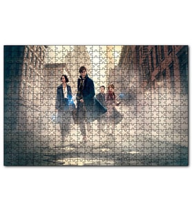 Cakapuzzle Canavarlar Bloklar Arasında  Puzzle Yapboz MDF (Ahşap) (255 Parça)