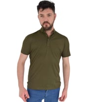 Erkek Polo Yaka Tişört R2180 BGL-ST02787 (Haki)
