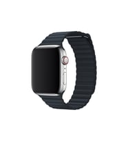 BİPOWER Apple Watch 38-40mm KRD6 Deri Bükme Kordon (Gri)