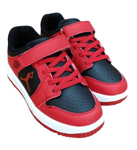 Cool Haykat Çocuk Bantlı Sneaker Beyaz (Kırmızı)