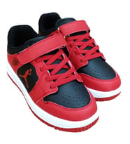 Cool Haykat Çocuk Bantlı Sneaker Beyaz (Kırmızı)