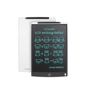 Vothoon 12 İnc Writing Lcd Grafik Dijital Kalemli Çizim Tableti Yazı Tahta Not Yazma Eğitim Tableti (Beyaz)