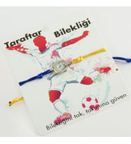 Ay Yıldız Taraftar İp Bileklik (Lacivert)