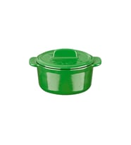 Lava Döküm Mini Tencere Folk Serisi Çap(Ø)9 cm. (Yeşil)