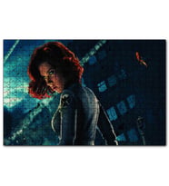 Cakapuzzle  Scarlett Johansson Profil  Puzzle Yapboz MDF (Ahşap) (500 Parça)