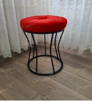 Kum Saati Dilimli Makyaj Pufu Kara İnci (Kırmızı)