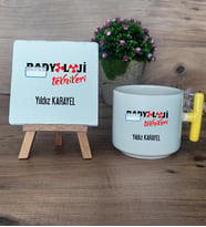 Radyoloji Teknikeri Hediye Seti Kupa Bardak T Kulplu ve Dekoratif Taş Radyoloji Teknikerine Hediye (Model 5)