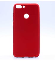 Huawei P Smart Kılıf Soft Mat Premier Case (Kırmızı)