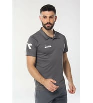Diadora Nacce Erkek Polo Yakalı T-Shirt - 1TSR06 (Antrasit)