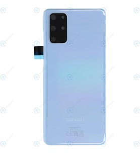 BYR Samsung Galaxy S20 Plus Uyumlu Pil Kapağı LENS HARİÇ SM-G985F SM-G986B (Açık Mavi)