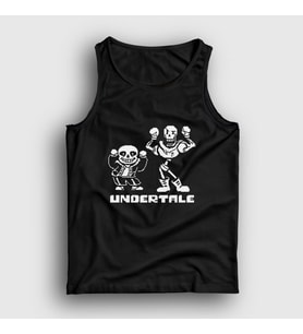 Presmono Unisex Haki Sans Papyrus Undertale Atlet 32312tt (Siyah)