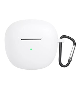Microsonic QCY HT03 Kılıf Askılı Mat Silikon Siyah (Beyaz)