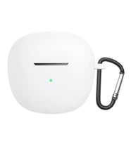 Microsonic QCY HT03 Kılıf Askılı Mat Silikon Siyah (Beyaz)