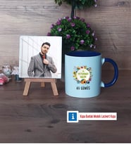 Veteriner Hekim Fotoğraflı Dekoratif Taş, Kupa Bardak Beyaz Hediye Veteriner Hekimler Günü Hediyesi (Model 3)