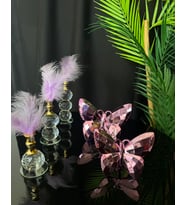 Solace Gold Dekoratif Kelebek ve Tüylük (Pembe)