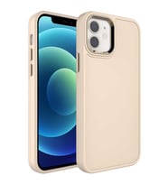 Apple iPhone 11 Kılıf Boto x Pastel Renk Kılıf (Krem)