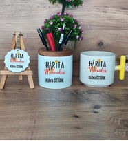 Harita Mühendisi Hediye Sepeti Kupa Bardak T Kulplu, Kalemlik ve Anahtarlık Mühendisler Günü Hediye (Model 5)