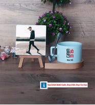 Abiye Hediye Fotoğraflı Dekoratif Taş, Kupa Bardak Beyaz Hediye (Model 8)