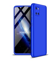 Galaxy A81 (Note 10 Lite) Kılıf Zore Ays Full Koruma Kılıf (Mavi)