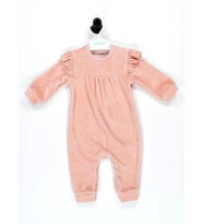 AD23472 Kız Bebek Tulum 3-6/6-9/9-12/18-24 AY (Somon)