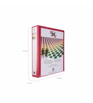 FİRMA EVRAK SUNUM KLASÖRÜ A4 PVC 5 CM 4 HALKALI (350 YAPRAK) 27,5X32 CM (Kırmızı)