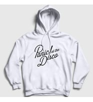 Presmono Unisex Gri Rare To Die Panic! at the Disco Kapüşonlu Sweatshirt 73597tt (Beyaz)