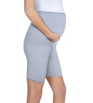 LuvmaBelly  Maternity 8028 Pamuklu Hamile Şort Tayt (Grimelanj)
