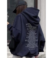 Unisex Have a Better Life Baskılı Sweatshirt (Lacivert)