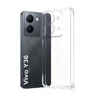 Vivo Y36 Kılıf Kamera Korumalı Silikon Rubber Arka Kapak (Şeffaf Hologram)