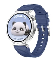 Huawei Watch GT 5 Pro 42mm Kordon Prizma Fluoroelastomer Strap Kauçuk Kayış 129 (Lacivert)