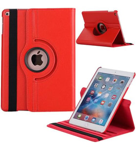 Apple Ipad Pro 10,5 inç Döner Standlı Tablet Kılıfı (Kırmızı)