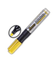 Akrilik Marker Yuvarlak Uç 1 Adet Brons Akrilik Markör Metal Seramik Ahşap Kumaş tuval cam taş (Sarı)