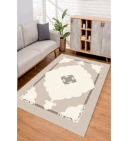 Dijital Kaymaz Taban Yıkanabilir Renkli Salon Halısı Mutfak Halısı Yolluk ND-SD-1195 (Kahverengi)
