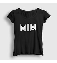 Presmono Kadın Beyaz Miw Motionless In White T-Shirt 166358tt (Siyah)