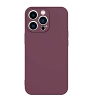 Apple iPhone 13 Pro Kılıf Özel Orijinal Lansman Serisi, İçi Kadife, Pürüzsüz Yumuşak ve Mat TPU Silikon (Koyu Mor)