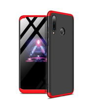 Microsonic Huawei P30 Lite Kılıf Double Dip 360 Protective (Kırmızı)