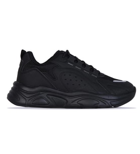 Mp 242-2076Zn Kadın Yazlık Sneaker Spor Ayakkabı (Siyah)