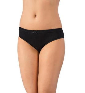5 Adet Lüx Drm Buket Bayan Bikini Külot Slip Renk Seçenekli 036 (Siyah)