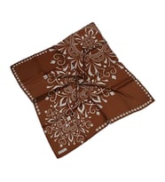 Mısırlı Eşarpları Cocoon Twill Eşarp (Kiremit-Krem)