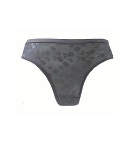 Tutku Bayan Safir Dantelli Bikini Külot Sandart M Beden (Gri)