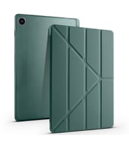 Samsung Tab S6 Lite P610 10.4 İnç Katlanabilir Kalemlikli Standlı Akıllı Kılıf (Haki)