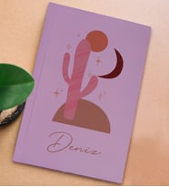 BK Gift Kişiye Özel İsimli Sert Kapaklı Lila Defter, Arkadaşa Hediye, Yeni İş Hediyesi, Anı Defteri, Doğum Günü Hediyesi (Model 11)