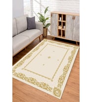 Dijital Kaymaz Taban Yıkanabilir Renkli Salon Halısı Mutfak Halısı Yolluk ND-SD-321 (Gold)