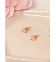 925 AYAR GÜMÜŞ YONCA KÜPE (Rose)