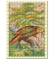 Cakapuzzle Kakapo Papağan Kuş Görseli Puzzle Yapboz MDF (Ahşap) (1000 Parça)